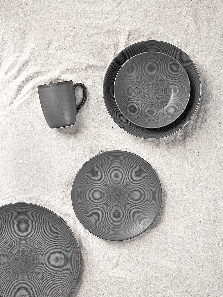 ASA SELECTION Geschirr Set BELLA VISTA 20 tlg. grey grau